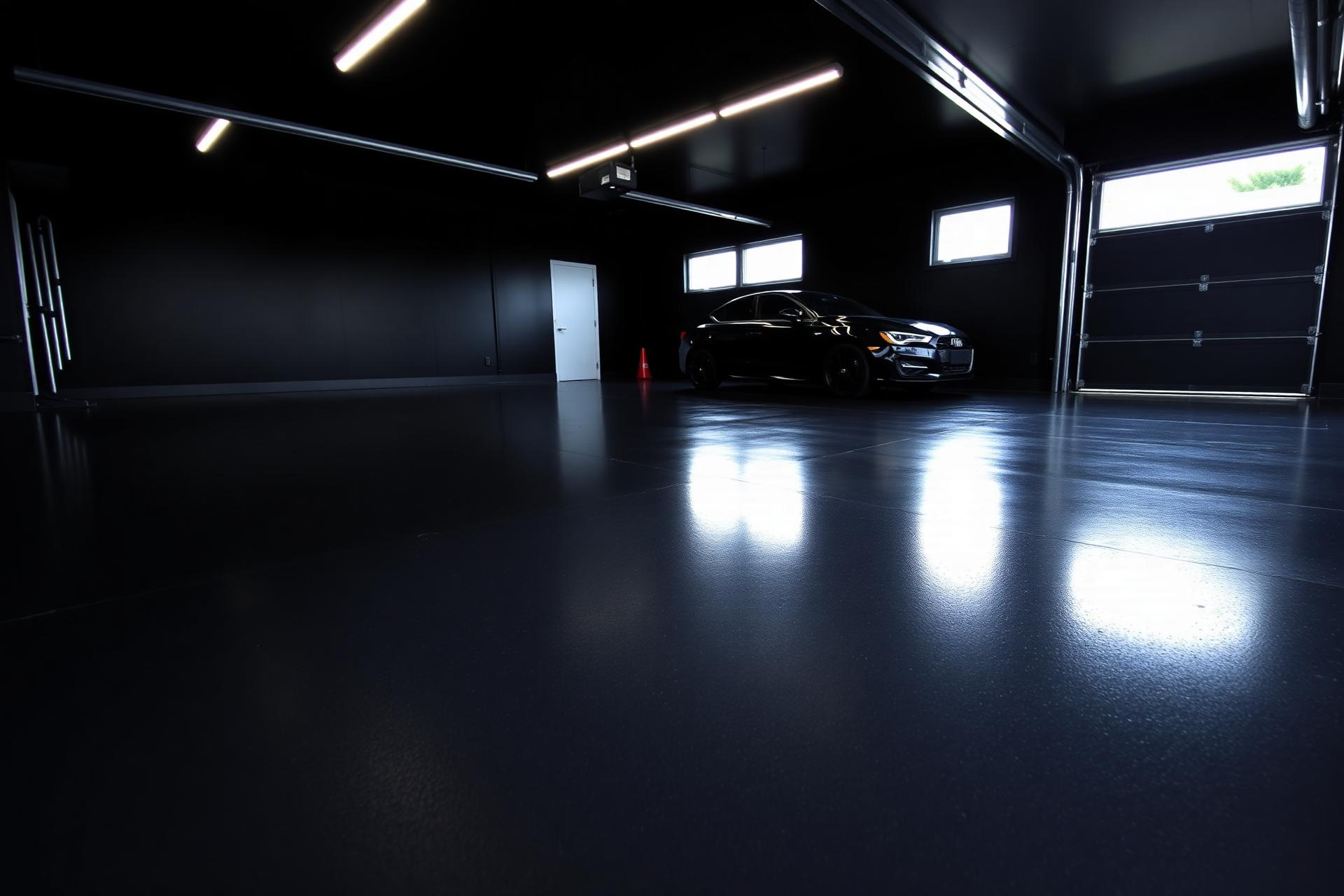 Premium epoxy garage floor